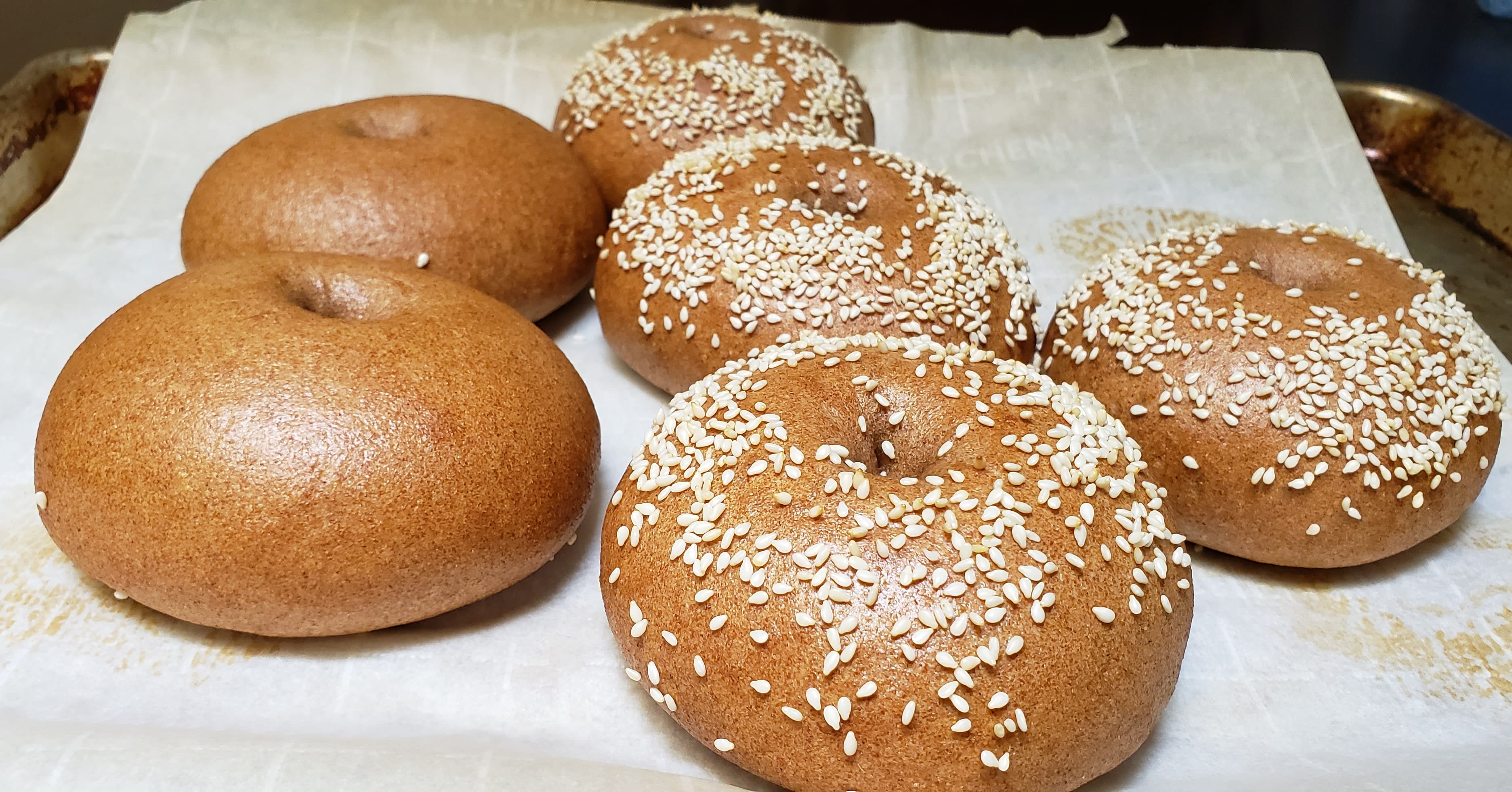 Sourdough Whole Wheat Bagels Recipe
